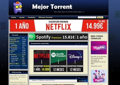 9 alternativas a Elite Torrent si no funciona para .